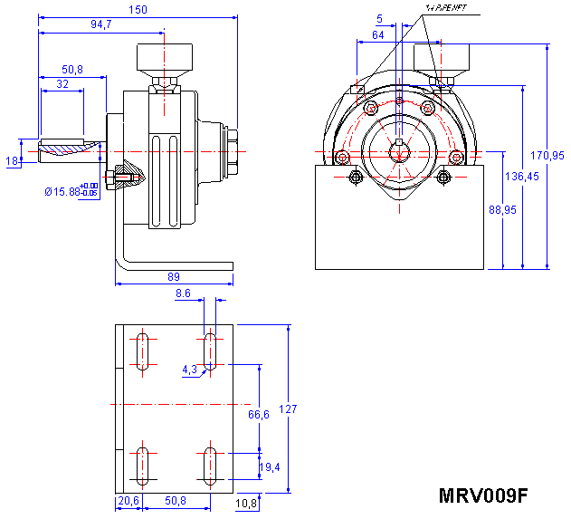 Motore ad aria Ingersoll Rand MRV009F