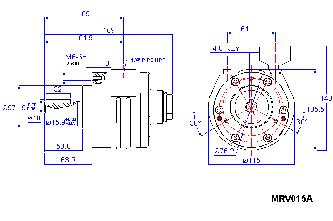 Motore ad aria Ingersoll Rand MRV0015A